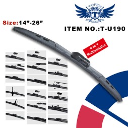 T-U190 (4 in 1) Multi-fit Hybrid wiper blade