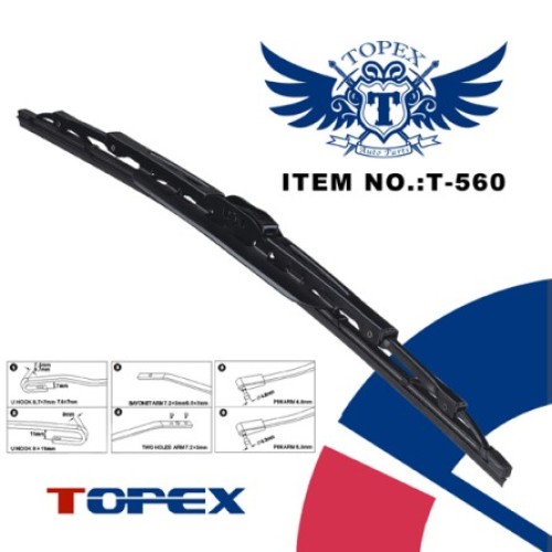 T-560 premium metal wiper blade