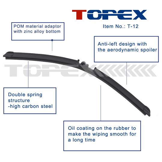 T-12 Automobile Windshield Wiper Blade