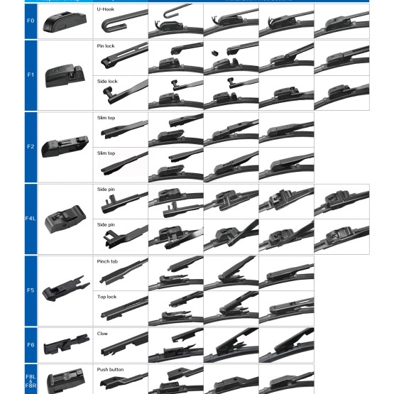 T-A99 Multi-fit flat wiper blade