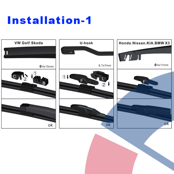 T-310 multifuncitonal rear windshield wiper blade