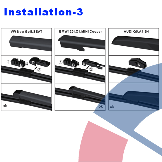 T-310 multifuncitonal rear windshield wiper blade