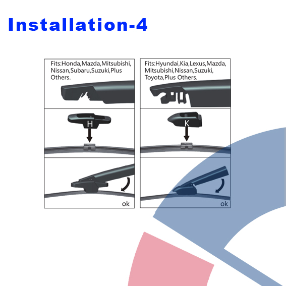 T-310 multifuncitonal rear windshield wiper blade