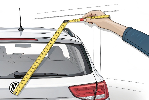 how to measure a wiper blade arm length