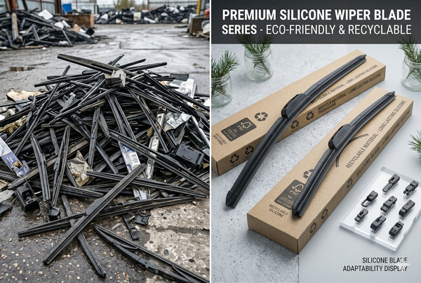 TOPEX eco-friendly silicone wiper blades with sustainable packaging and materials