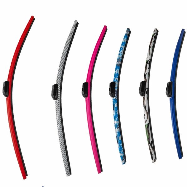 Custom color wiper blades after UV and long-term field testing