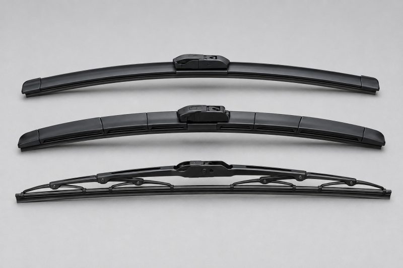 Flat Hybrid Conventional wiper blades B2B comparison for inventory strategy